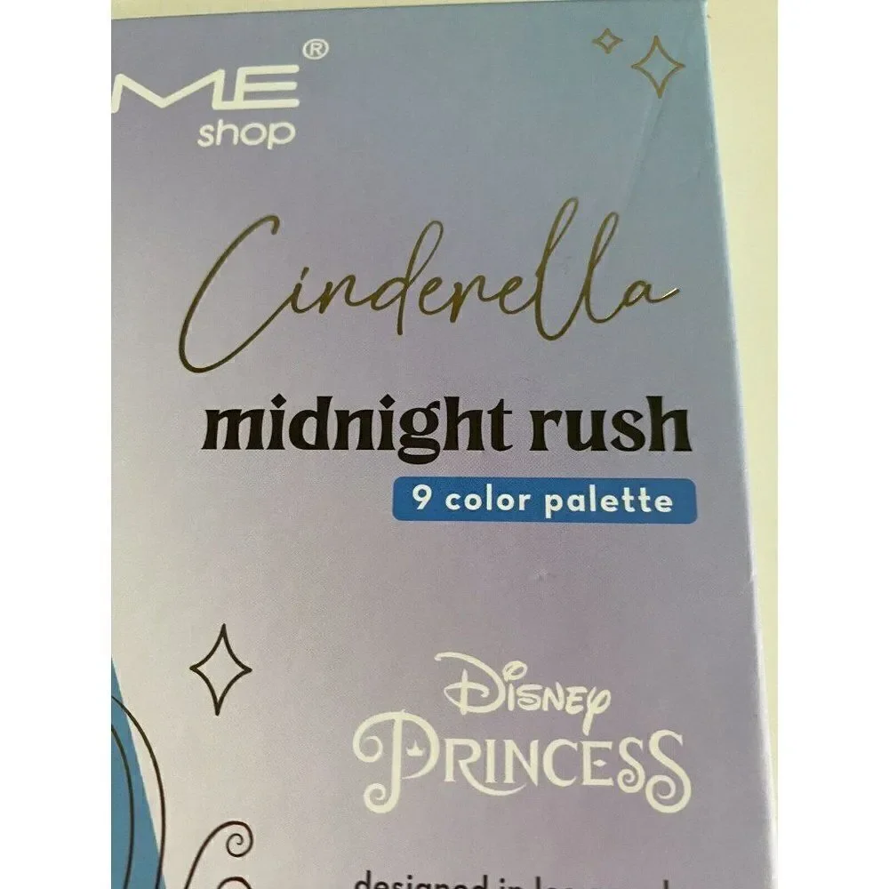 The Creme Shop‎ Disney Cinderella Midnight Rush Eyeshadow Palette 9 Color NEW